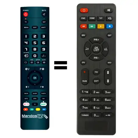 Mando a distancia original de Opticum AXC50-HD