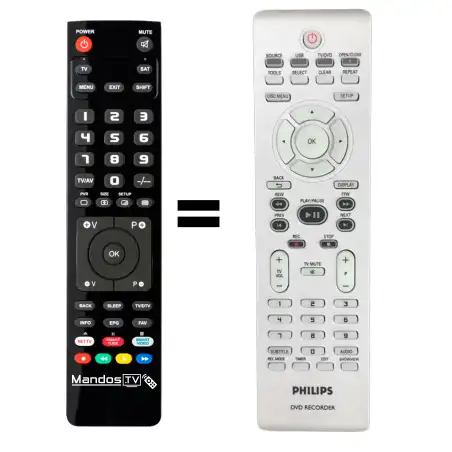 Mando a distancia original de Philips DVDR3400/58