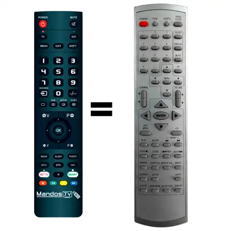 Mando a distancia original de Fuego 32VT3710HDT2 (V. 2)