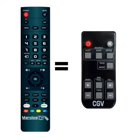 Mando a distancia original de CGV BDS6+W10