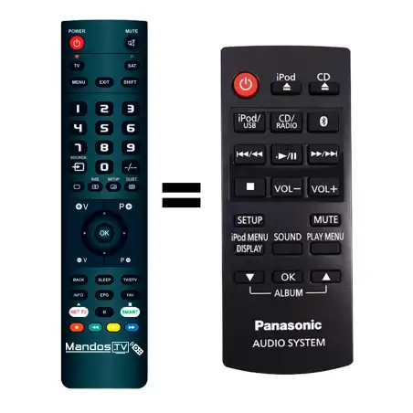 Mando a distancia original de PANASONIC N2QAYC000081