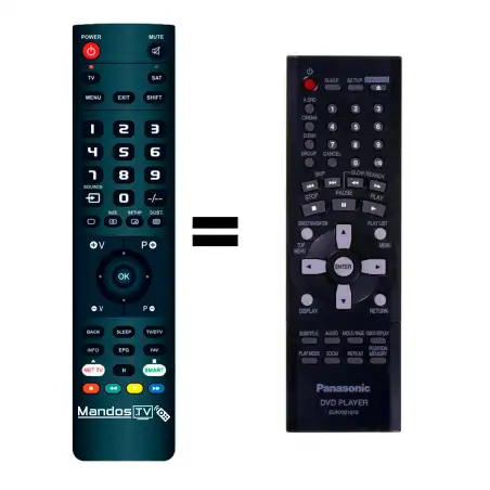 Mando a distancia original de Panasonic EUR7621010