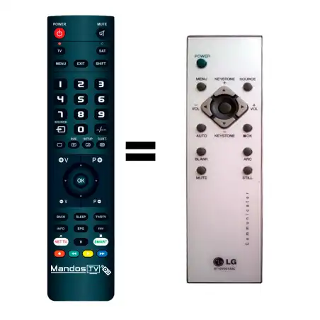 Mando a distancia original de LG 6710V00133C