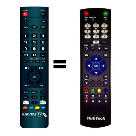 Mando a distancia original de Hubtech HTI9100HDA