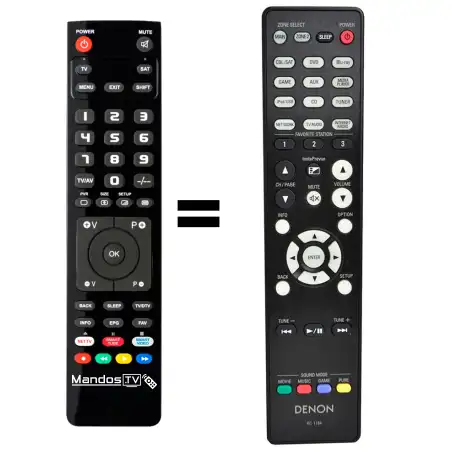 Mando a distancia original de Denon RC-1184