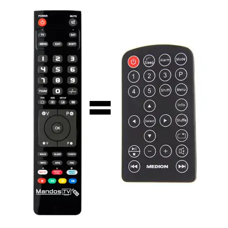 Mando a distancia original de Medion MD86185