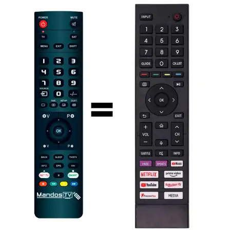 Mando a distancia HISENSE ERF3A80