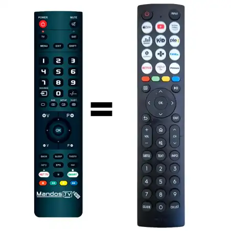 Mando a distancia HISENSE 43AK4