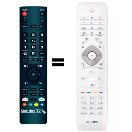 Mando a distancia original de PHILIPS 42PDL6907T/12