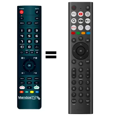 Mando a distancia HISENSE 65U7Q