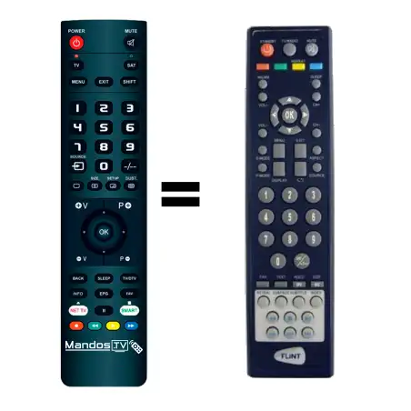 Mando a distancia original de Flint KTV-85