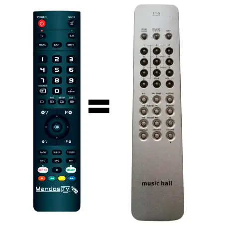 Mando a distancia original de Music-hall TRIO