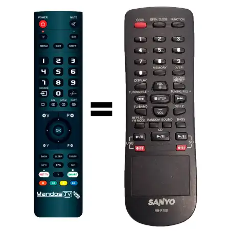 Mando a distancia original de SANYO MAJ-R100