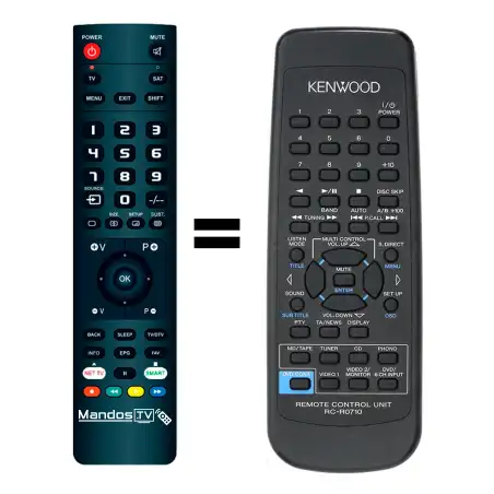 Mando a distancia original de KENWOOD KRF-V5020