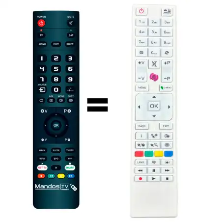 Mando a distancia original de Hitachi RC4876 WHITE