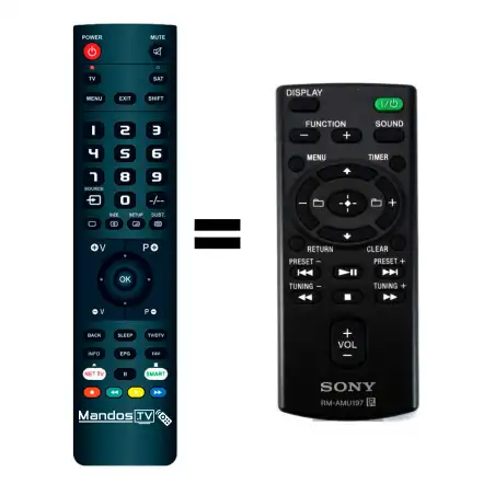 Mando a distancia original de SONY CMT-X5CD