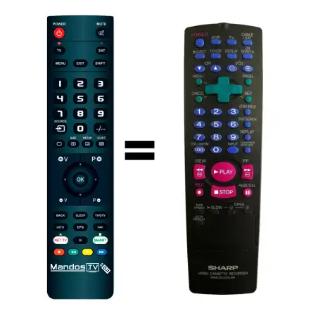 Mando a distancia original de Sharp RRMCG0235AJSA