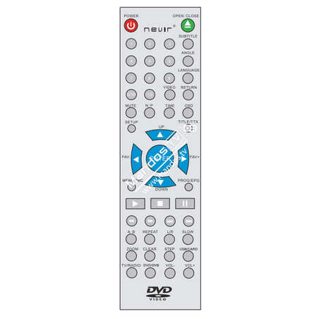 Mando a distancia NEVIR NVR-2312DVD-TUCG