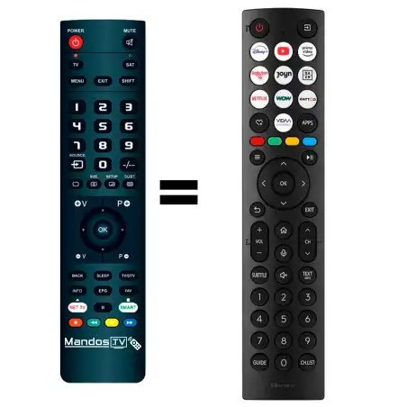 Mando a distancia original de Hisense 75E6NT