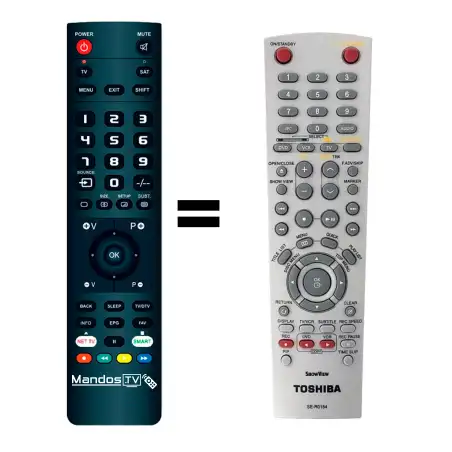 Mando a distancia TOSHIBA SE-R0154