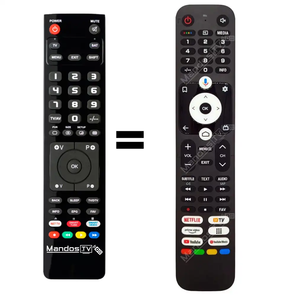 ᐅ Mando a distancia para TV HAIER 【H32K702FG】
