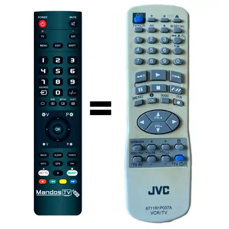 Mando a distancia original de JVC 6711R1P0374