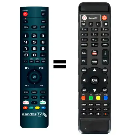 Mando a distancia FREESAT V8-SUPER