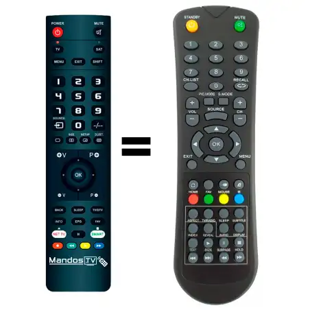 Mando a distancia original de Oceanic OCEALED200317B2