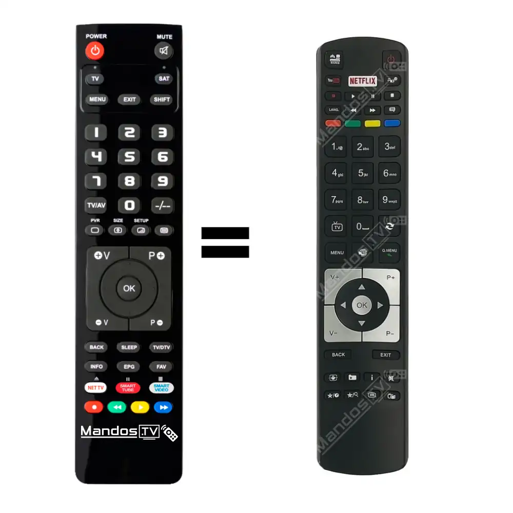Telecomando Universale S-DIRECT Per TV Bush DLED50265FHD