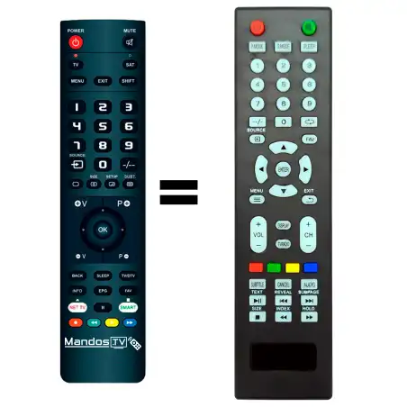 Mando a distancia original de Trevi LTV1904SA2 (V1)