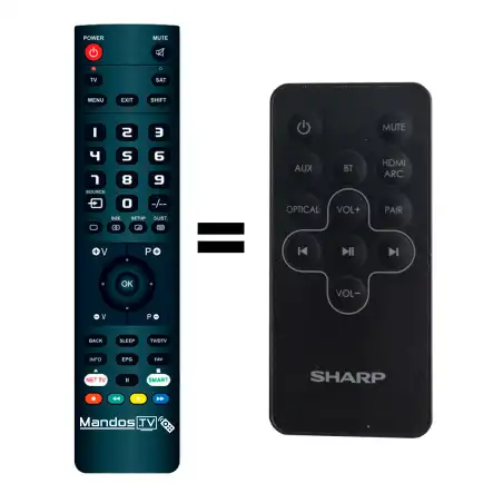 Mando a distancia original de SHARP HT-SB95