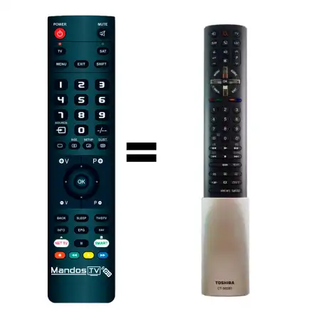 Mando a distancia original de Toshiba 42VL863