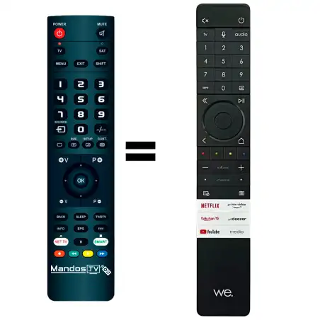 Mando a distancia original de WE. SEE43-60512D90