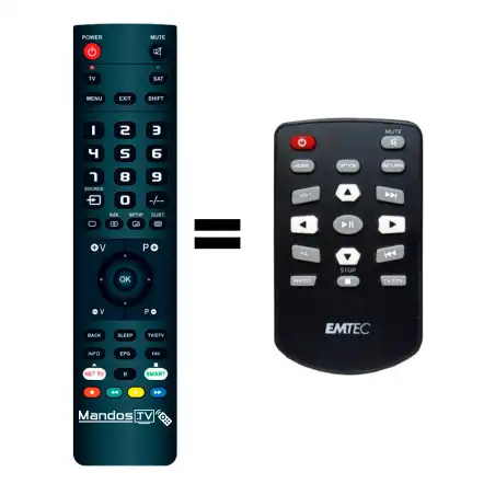 Mando a distancia original de EMTEC MOVIECUBE-N120