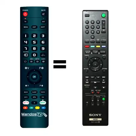 Mando a distancia original de SONY SVR-HDT500