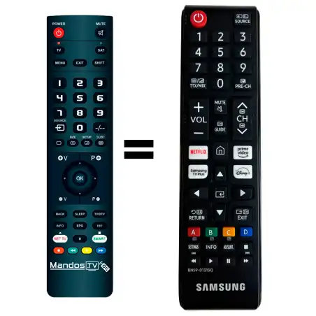 Mando a distancia original de Samsung E43CU8500K