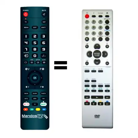 Mando a distancia original de Orion TV32PW155DVD