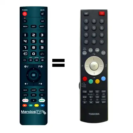 Mando a distancia original de Toshiba CT-873