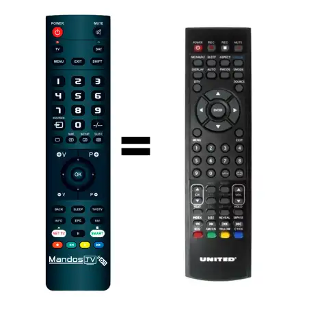 Mando a distancia UNITED LTW19X95