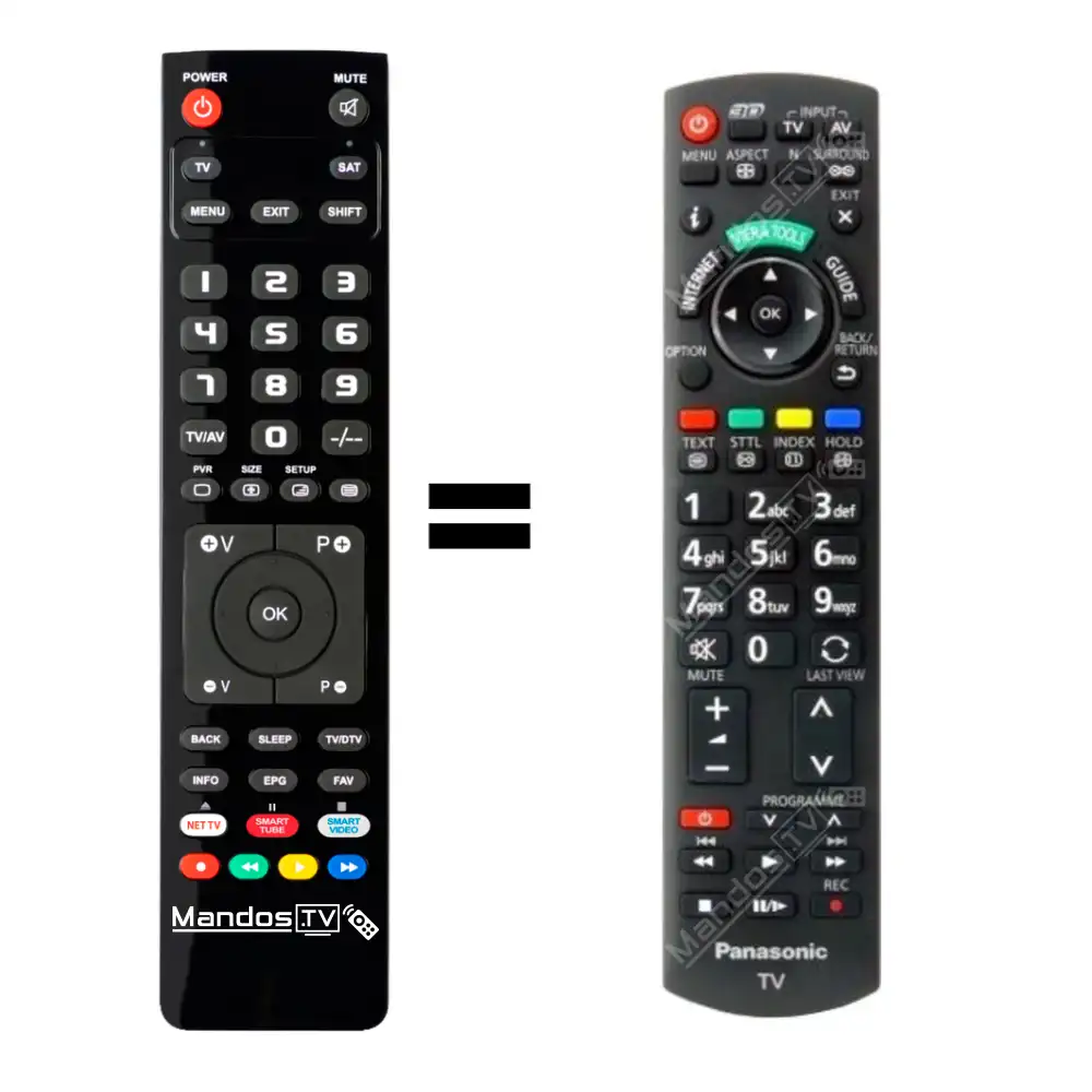 ᐅ Mando a distancia para TV PANASONIC 【TX-L37ET5】