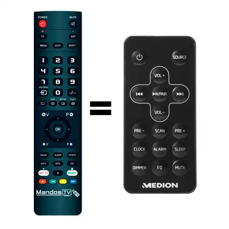 Mando a distancia original de Medion E64063