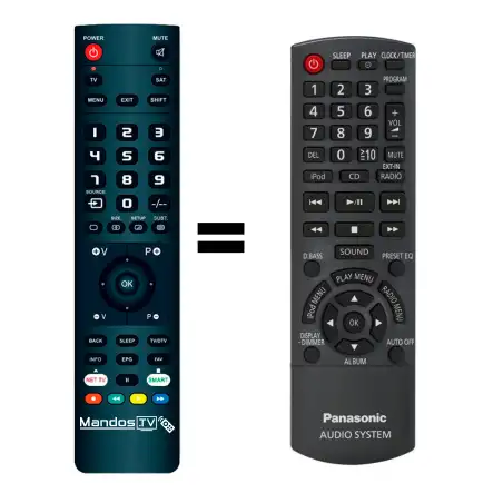 Mando a distancia original de PANASONIC SA-PMX5