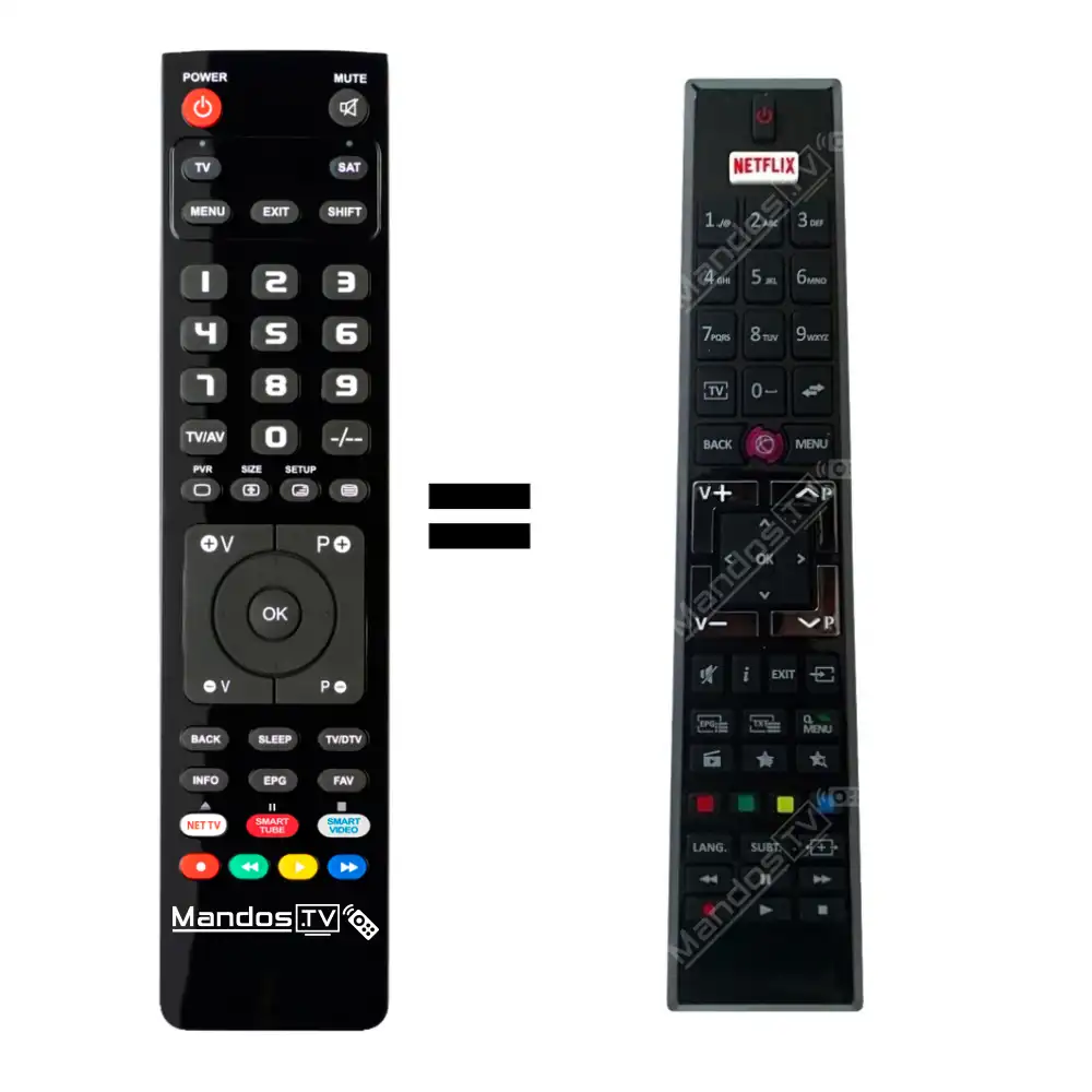 Control Remoto Medion SMART TV Para MD31296 X15507, Infrarrojo Inalámbrico, Nuevo, Sin Pilas
