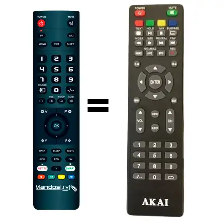 Mando a distancia original de AKAI AKTV5020T-SMART