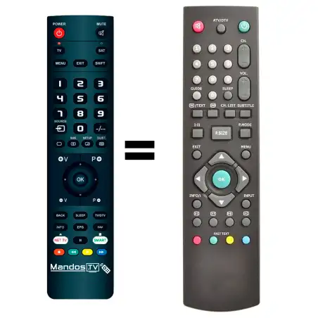 Mando a distancia AKAI DLC-D1903-L