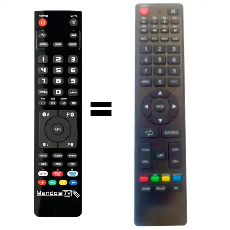 Mando a distancia original de Changhong LED40D1100