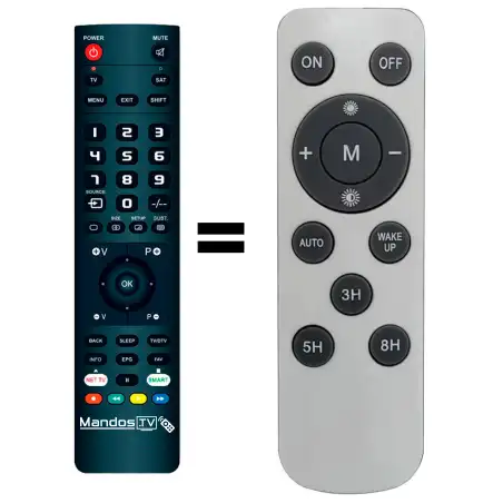 Mando a distancia original de Elbex 23.8757.25/E3000