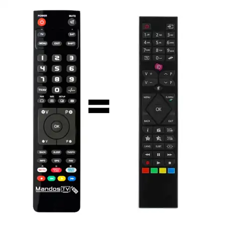Telecomando Universale Per TV Hitachi 22HB11J06U, 22HB11T06U, 22HBD06UA, 24HB1W05A