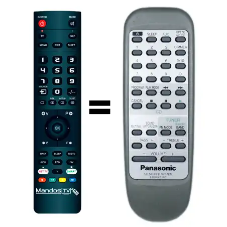 Mando a distancia original de PANASONIC EUR648100