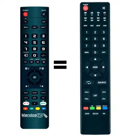 Mando a distancia original de SABA LE32PV15B